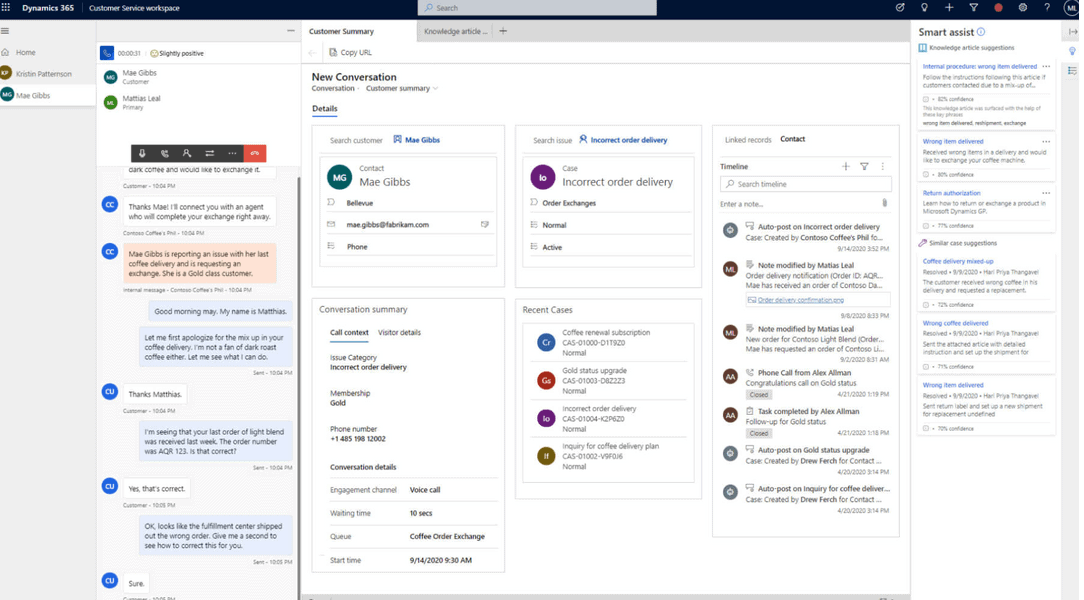 Agent Desktop for Dynamics 365 Wealth Management